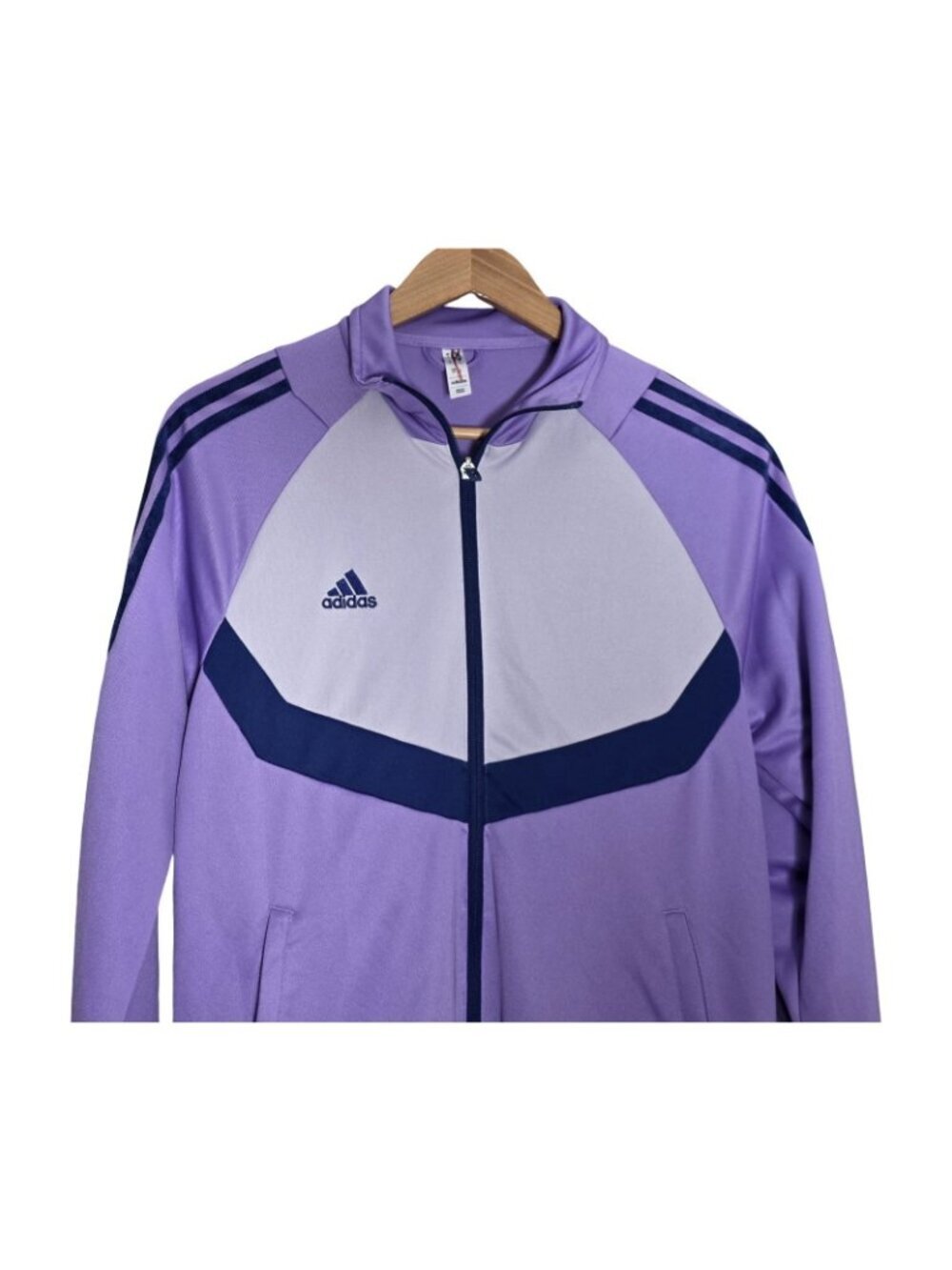Men's - Adidas Tiro Purple Training Jacket, Size Small - Picture 3 of 7